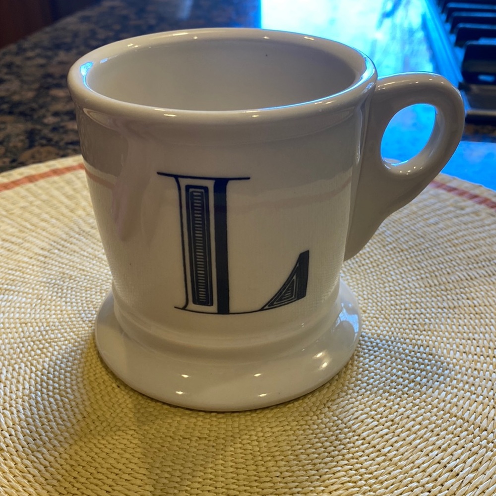Anthropologie Initial “L” Coffee Mug